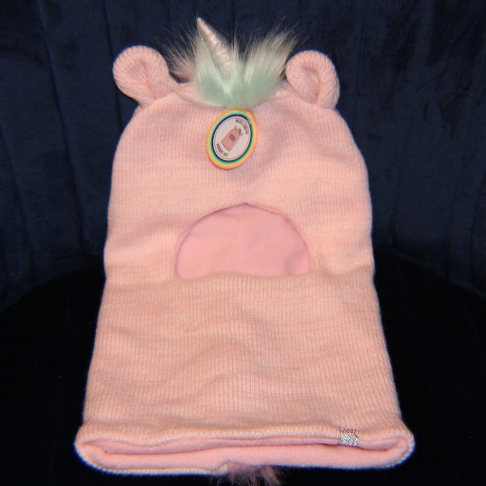 NWT Unicorn Neck Length Hoodie Hat-ONESIZE